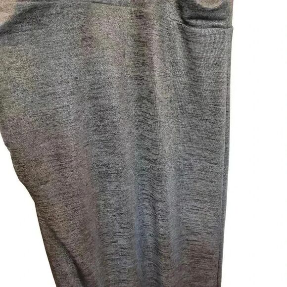 BCBGENERATION Women's Silver/Gray Poly/Spandex Cowl Neck Ruched Split Thigh Cami - Picture 12 of 14